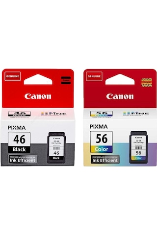 Canon 9059B003 PG-46 CL-56 2'li Kartuş + Fotoğraf Kağıdı