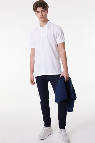 Lee Polo T-shirt Beyaz Erkek Kısa Kol T-shirt 000000000101982646