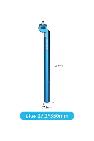 Xbyc 679 Wake Sele Borusu 27.2mm Çap X 35cm Uzunluk Hafif Renkli Bisiklet Koltuk Borusu Mavi Renk Mavi