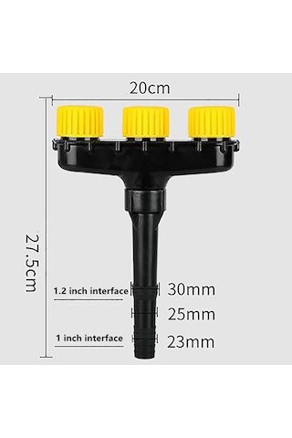 Açık Atomizer Memeleri Ev Bahçe Çim Su Lers Trambolin Sulama