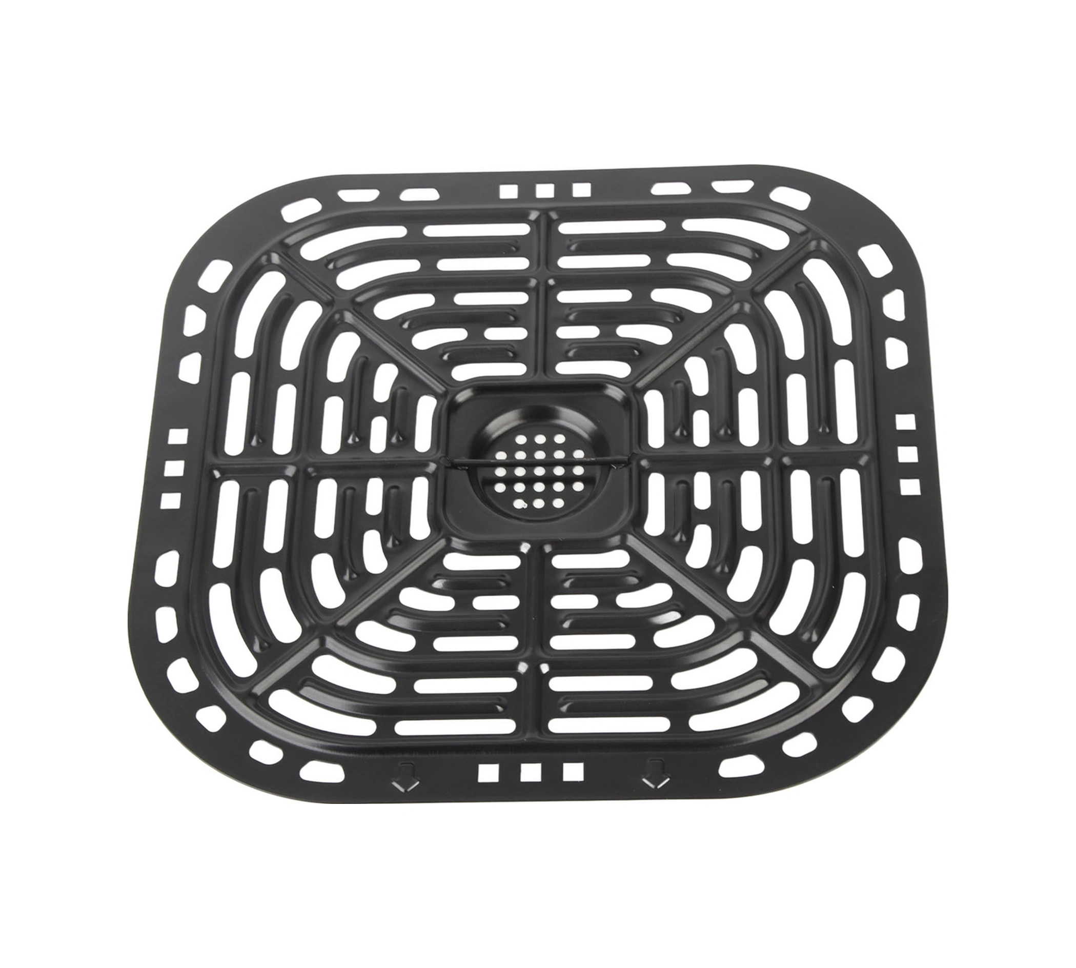 Geeroyoo 304 Paslanmaz Çelik Hava Fritözü Ek Parçası, 24x23cm Ocak Tabağı, Fda Onaylı, Sağlıklı Pişirme, Yıkama Makinesine Uygun, Ergonomik Kollü Diğer