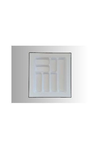 47x49 Cm. 7 Gözlü Beyaz Çekmece Içi Kaşıklık 44 40 Cm'e Kadar Kesebilirsiniz Beyaz