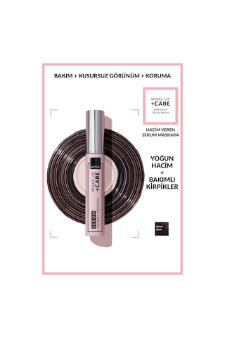 Make Up +care Serum Volume Maskara - Brown Black Diğer