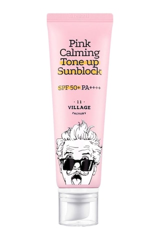 Village 11 Factory Pink Calming Tone Up Sun Block Koruyucu Güneş Kremi SPF50+ 50 ML