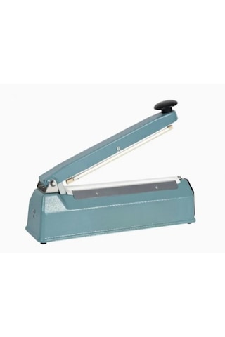 Poşet Ağzı Kapama Yapıştırma Makinesi Metal Gövde 20 Cm