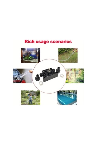 Xuweiwei Siyah Plastik Agir Hizmet Tipi Kendinden Pompalayabilen Sifonik Transfer Pompası Siyah Bahce Sulama Ve Acik Hava Kullanimi