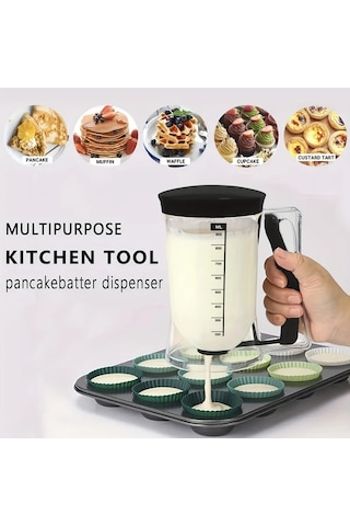 Elmpaly Transparent Kırmızı Katlanır Pankek Waffle Makinesi Fırça li