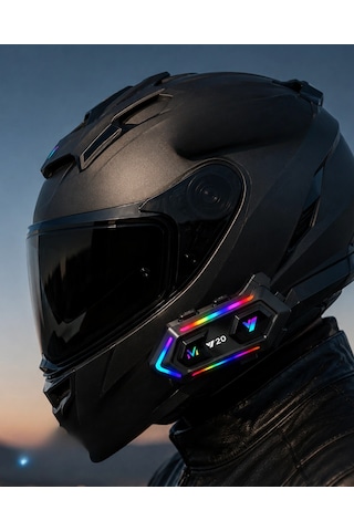 6. Bluetooth 5.3 Kask İçi Intercom Kulaklık Ipx6 Suya Dayanıklı Tasarım