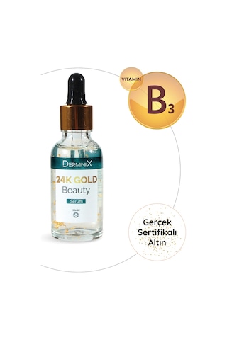Derminix 24 K Gold Beauty Anti AgeSerum