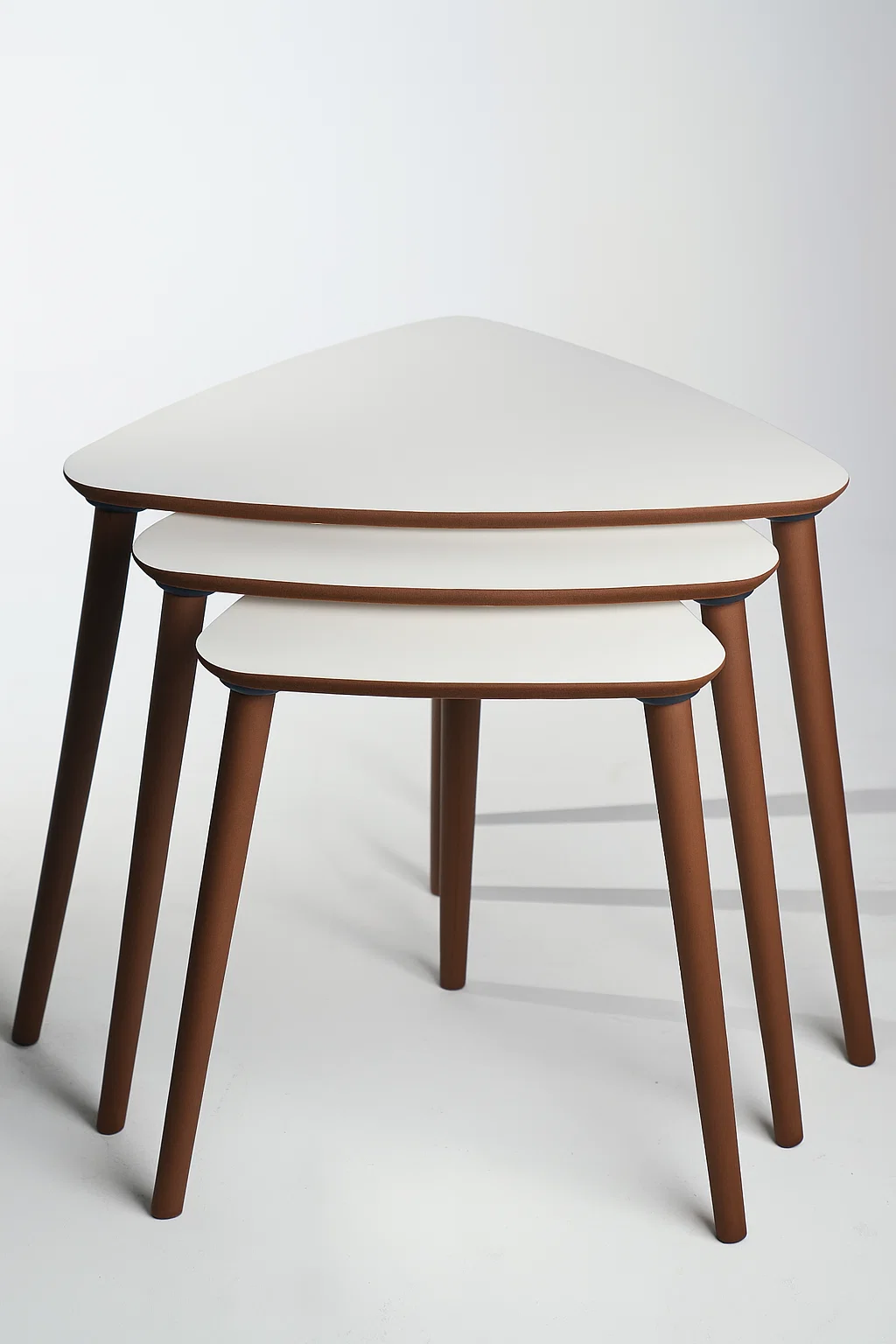 Eg Home Tokyo 3'lü Zigon Sehpa %100 Mdf Beyaz