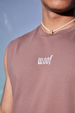 Woof Gym Tank Top Cacao