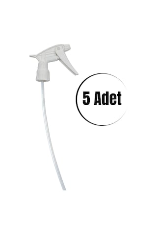 Sprey Triger Başlık- Beyaz Fısfıs Sprey Başlığı 5 Adet