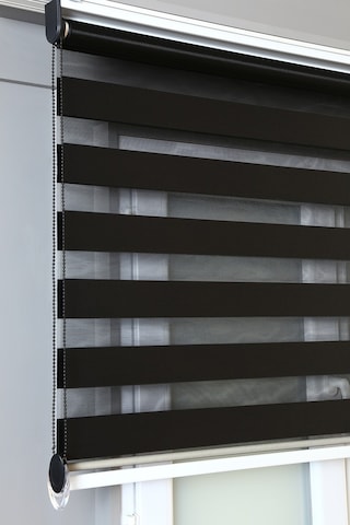 Siyah Bambu Zebra Stor Perdeler