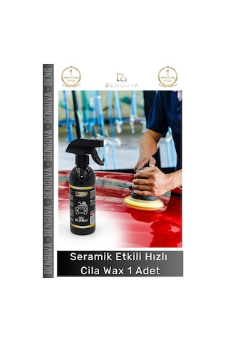 Hızlıcila Seramik Katkılı Fulcar 410 Ml Parlatıcı Koruyucu Parlaklık Araba Etkili Hızlı Cila Wax