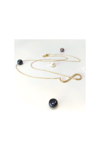 Altın Ürünler Sonsuzluk Kolye 14 Ayar