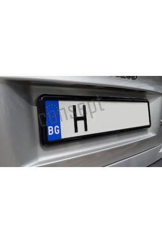 Piyano Siyah Plaka Çerçevesi (2Adet Piano Black Plakalık Kabı) 228109018