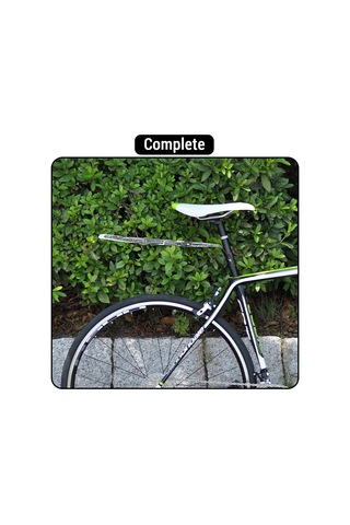 Katlanabilir Bisiklet Çamurluk Seti Dağ Bisikleti Ön Y28014-1 Siyah Siyah