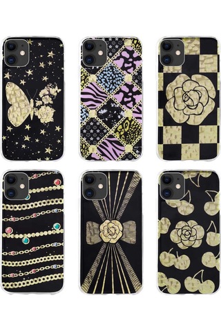 Apple Uyumlu iPhone 11 Desenli Sert Zore Elnov Kapak