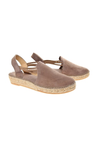Sandalet Kadın Nuria Toni Pons Elastic Suede Taupe Taba