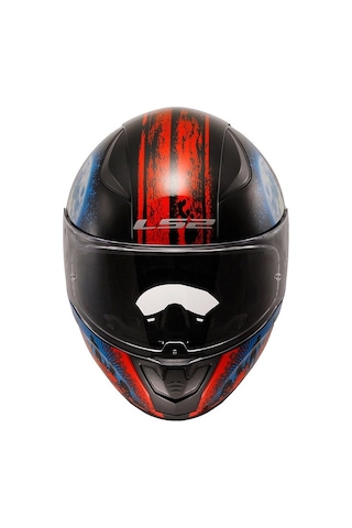 Ls2 Rapid 2 Zombie Kapalı Motoiklet Kask Kırmızı - Siyah