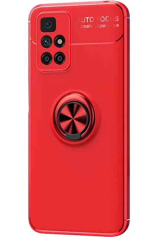 Microsonic Xiaomi Redmi 10 2022 Kılıf Kickstand Ring Holder