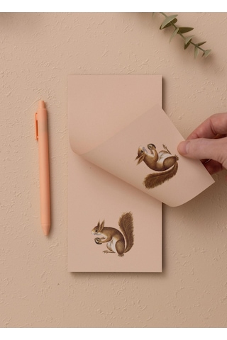 The Mia Art Line Mini Notluk Squirrel 10 X 21 Cm 40 Yaprak