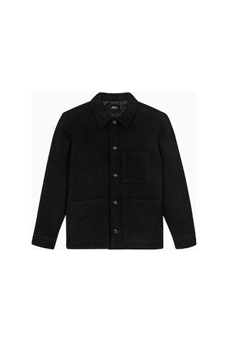 A.p.c Lüks Italyan Yün Emile Gömlek - Ceket Siyah