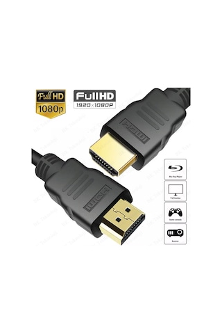 Yüksek Kalite HDMI Erkek-Erkek Kablo 3D Full HD 1080p 1.5 Metre