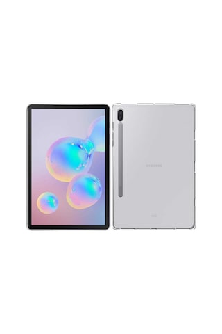 Zore Samsung Galaxy Tab S7 T870 Kılıf Uyumlu Tablet Süper Silikon Kapak-renksiz