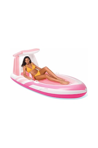 Intex 57804 Pembe Cennet Bot Yatak 257 Cm, Su Sporları, Plaj Malz