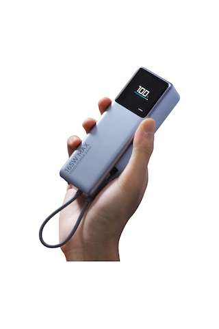 Xıaomı 165w Power Bank 10000 Integrated Cable Gri