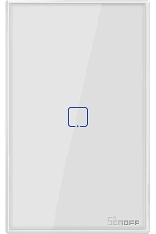 Yifomall Sonoff T2us1c-tx Akıllı Duvar Anahtarı 1 Grup Wi-fi Dokunmatik Abd Standardı - Uzak Kumanda, Akıllı Ev Entegrasyonu Alexa, Google Home Rf 433mhz Desteği