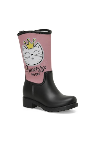 Bınono Elıs F 3pr Siyah Kız Çocuk Yağmur Çizmesi 000000000101487184 Pembe - Siyah