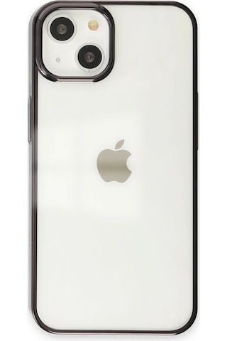 Newface Apple, Uyumlu iPhone 14 Plus Kılıf Element Silikon Semeglbl - 6 - Siyah