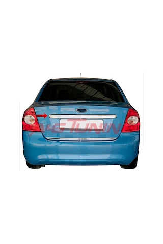 Ford Focus Sedan Krom Bagaj Çıtası 2005-2011 Paslanmaz Çelik N11.5926