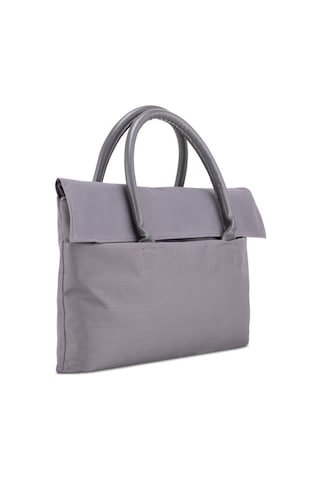 Classone Byn-el004 Wtxpro Su Geçirmez Kumaş 13-14 İnch Bayan Laptop, Notebook, Apple Uyumlu MacBook Air El Çantası- Tote Bag - Gri