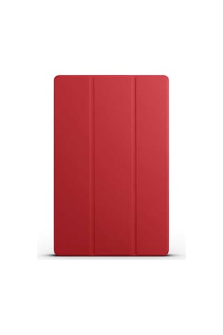 Goocamp Galaxy Tab S8 Ultra Sm-x900 Uyumlu Smart Cover Standlı 1-1 Kılıf-kırmızı Tablet Kılıfı