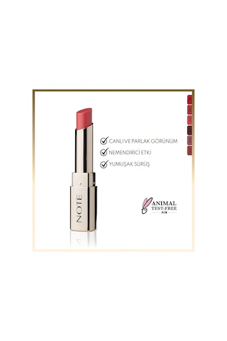 Note Cosmetics Iconic Sheer Lipstick Nemlendirici Parlak Ruj 208 Dreamer - Pembe 208