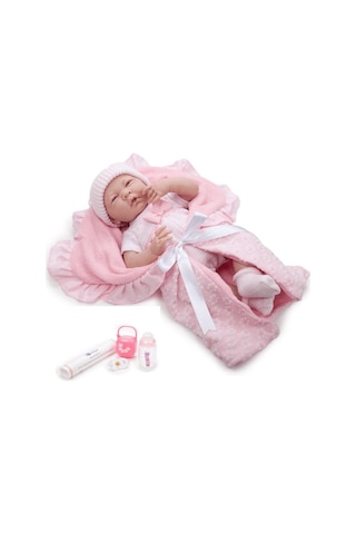 Berenguer Gerçekçi Yenidoğan Oyuncak Bebek 39 Cm Ve Pembe Kundak Seti