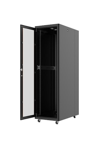 Ager Vega AG-VB26U6010S1 26U 600 x 1000 MM Dikili Tip Siyah Kabinet