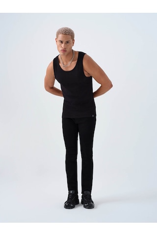 Loft Siyah Erkek Kolsuz T-shirt Lf2038493 SIYAH