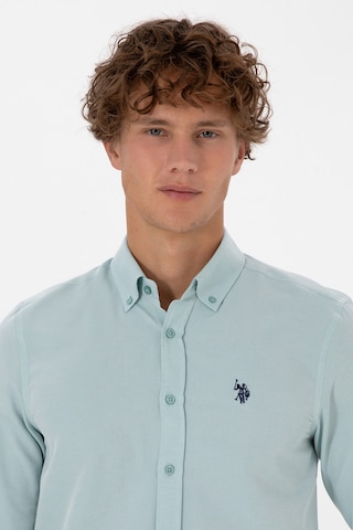 U.s. Polo Assn. Erkek Koyu Mint Gömlek Basic 50316723-vr152 Koyu Mınt