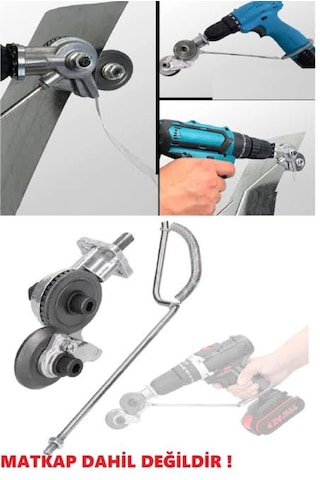 Dmax Matkaba Takılan Metal Plaka Ve Sac Bakır Çelik Kesme Aparatı