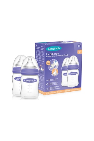 Lansinoh Biberon Ve Naturalwave Biberon Emziği 2x160 Ml