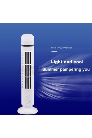 Ebitda 15 Mini 360 Kule Vantilatör - 2 Hız Seçimi - Siyah-beyaz - Dikey Vant. İçin Mükemmel Hava Dağıtımı