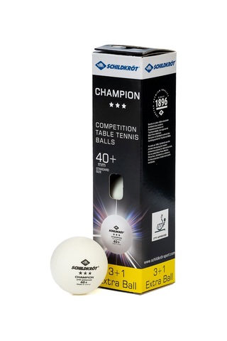 Donic Schildkröt 608541 Champion 3 Yıldız Ittf Onaylı 4 Lü Masa Tenisi Maç Topu
