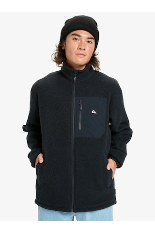Quiksilver Quıksılver Clean Coast Fz Anthracite - Solid Erkek Polar Ceket Eqypf03066-11793 Siyah Melanj