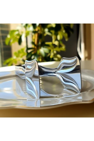 Hometarz İnox Metal Pasta Maşası Paslanmaz Çelik 21 CM