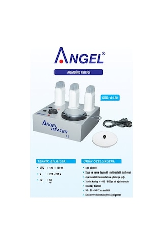 Angel A-120 3 + 1 Kombine Ağda Isıtıcı Makinası