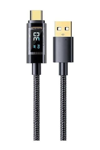 Hadron HDX1300K Dijital Göstergeli Usb To Type-c Hızlı Şarj Kablo